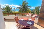 Alfresco dining on your private ocean view patio